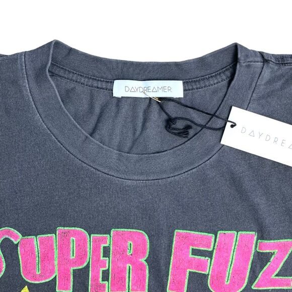 New! Daydreamer Women's Records Super Fuzz Merch Tee Black Size 1X & Medium NWT - Picture 5 of 14